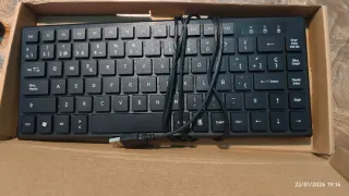 Teclado compacto negro