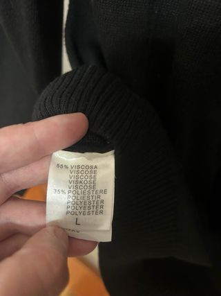 Jersey Negro con Estampado de Tigre