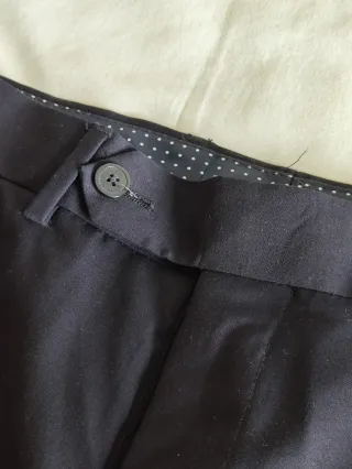 Pantalón de traje azul marino