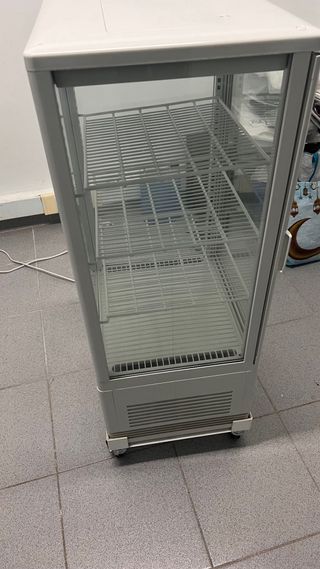 Nevera expositora blanca 78L
