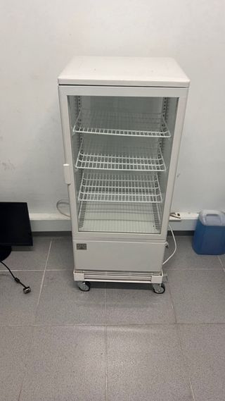 Nevera expositora blanca 78L