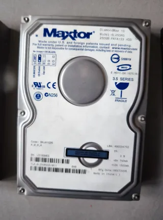 3 Hard Disk 3,5 PATA IDE Maxtor Samsung