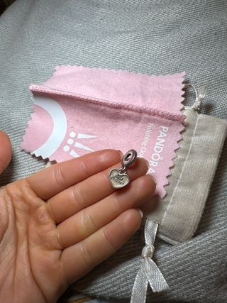 Charm Pandora Corazón best friends Plata Original