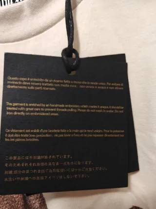 Camiseta Palm Angels Oso Beige Talla L