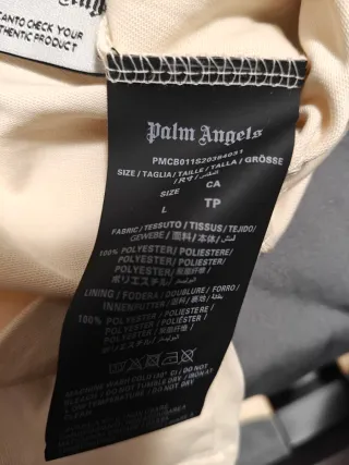 Camiseta Palm Angels Oso Beige Talla L