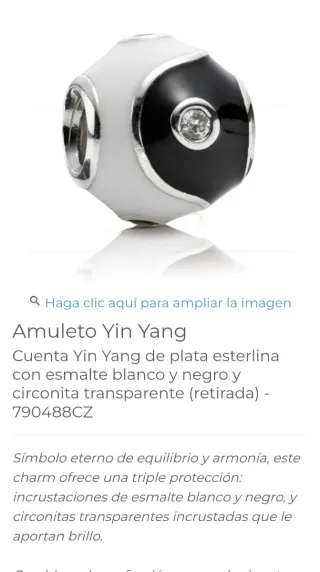Charm Pandora Yin Yang Original