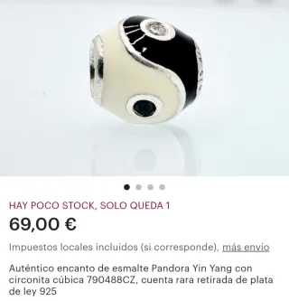 Charm Pandora Yin Yang Original