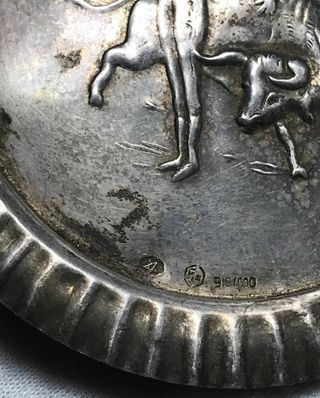 Plato Plata Ley Taurino + Regalo