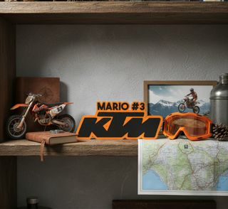 Placa KTM Personalizable 3D