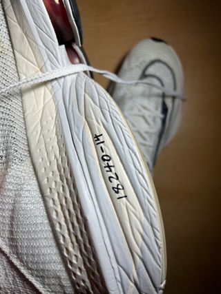 Nike Alphafly NEXT% 2 - prototype blancas