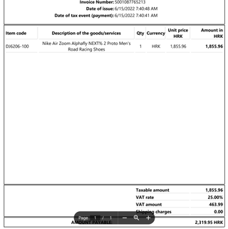 Nike Alphafly NEXT% 2 - prototype blancas