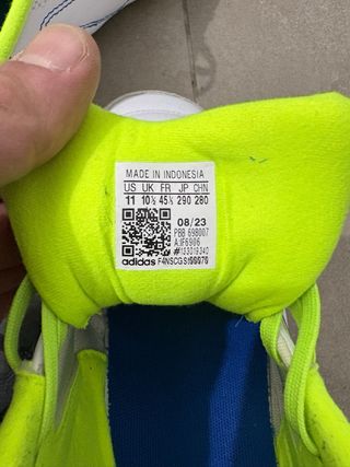 Zapatillas Adidas Fútbol Blancas y Verdes