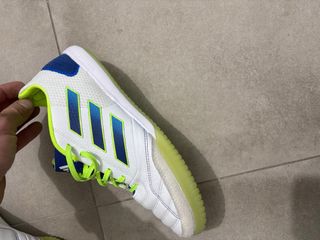 Zapatillas Adidas Fútbol Blancas y Verdes