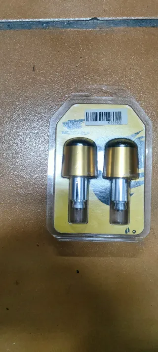 Contrapesos Manillar Motowolf Dorados