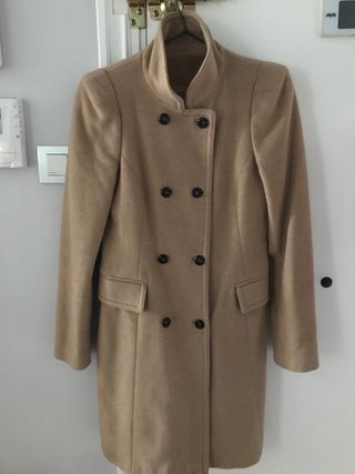 Abrigo beige mujer talla XS