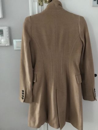 Abrigo beige mujer talla XS