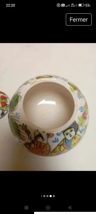 Jarrón Turco Otomano Kutahya