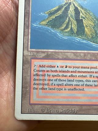 Isola Vulcanica Rivista - Magic The Gathering