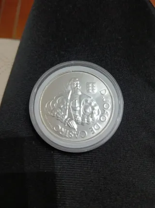 Moneda 1000 Escudos Portugal Plata