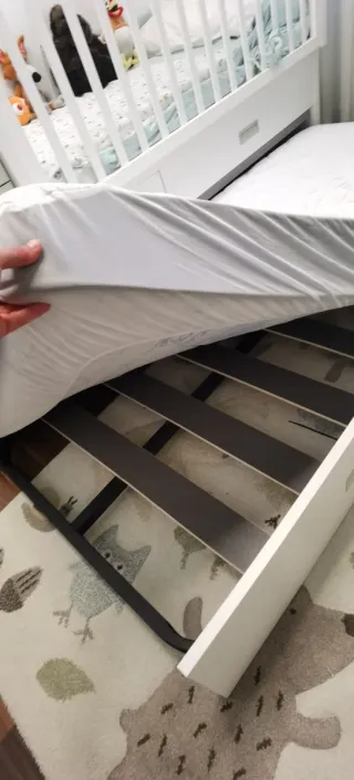 Cuna convertible con cama nido