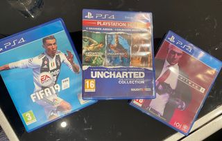 Pacchetto 3 Giochi PS4: FIFA 19, Uncharted, Hitman 2