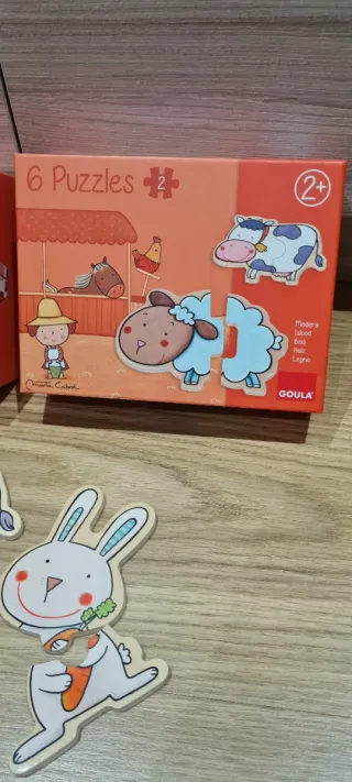 Puzzle madera infantil Goula 6 piezas