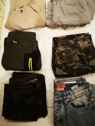 Pack Pantalones Hombre Multibolsillos