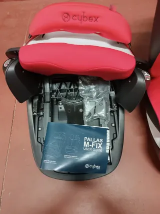 Silla coche niño bebé grupo 1/2/3 roja