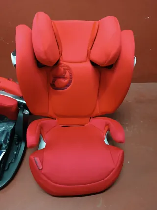 Silla coche niño bebé grupo 1/2/3 roja