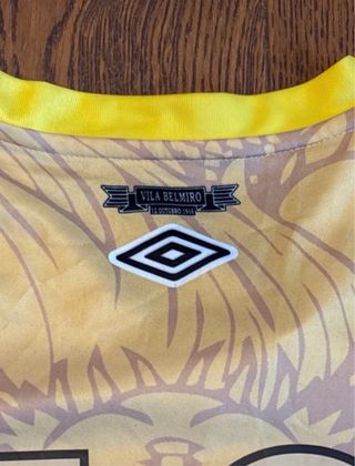 Camiseta Santos Neymar Umbro Amarilla