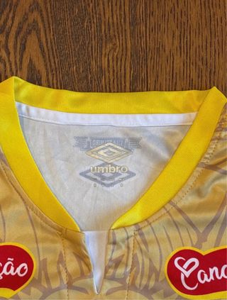 Camiseta Santos Neymar Umbro Amarilla