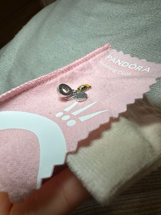 Charm Pandora Coche New York Plata y Amarillo