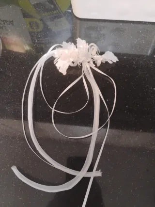 Vestido de Comunión Niña Blanco-Beige