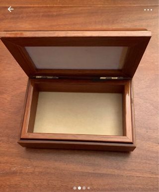 Scatolina Legno Argento 900 Cavallo