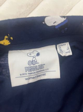 Pijama Snoopy Azul Marino