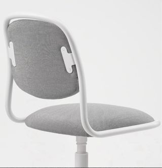 Silla de Oficina Ikea Gris y Blanca