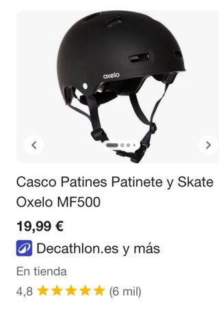 Casco Oxelo MF500 Patinete y Skate