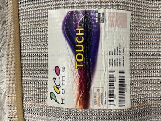 Alfombra Shaggy Gris y Blanca