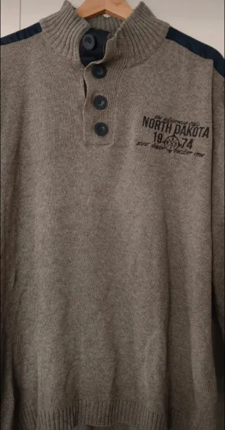 Jersey Hombre Gris Talla XL