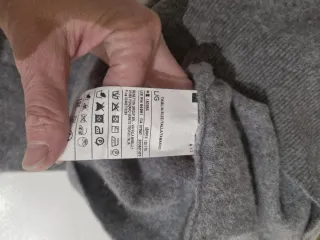 Maglione Benetton pura lana grigio