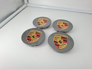 4 Coprimozzi Porsche 76mm Nuovi