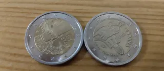 2 Monete da 2 Euro Spagna 2014 e 2021