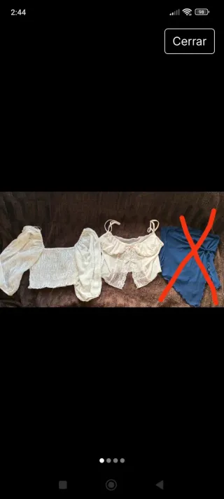 Lote Ropa Interior Encaje Blanco