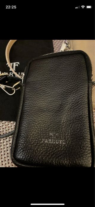 Bolsos piel FARRUTX para móvil (negro y beige)60 e