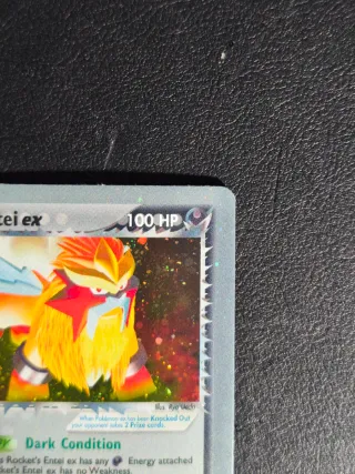 Carta Pokemon ROCKET'S Entei ex