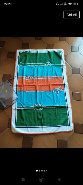 Telo mare con nodi nautici