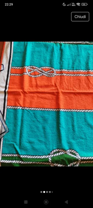 Telo mare con nodi nautici