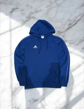 Felpa Adidas uomo vintage streetwear blu