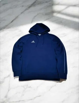 Felpa Adidas uomo vintage streetwear blu