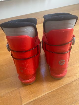 Botas de esquí ROSSIGNOL niño rojas